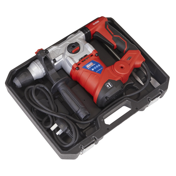 Sealey SDSPLUS32 32mm SDS Plus Rotary Hammer Drill 1500W/230V
