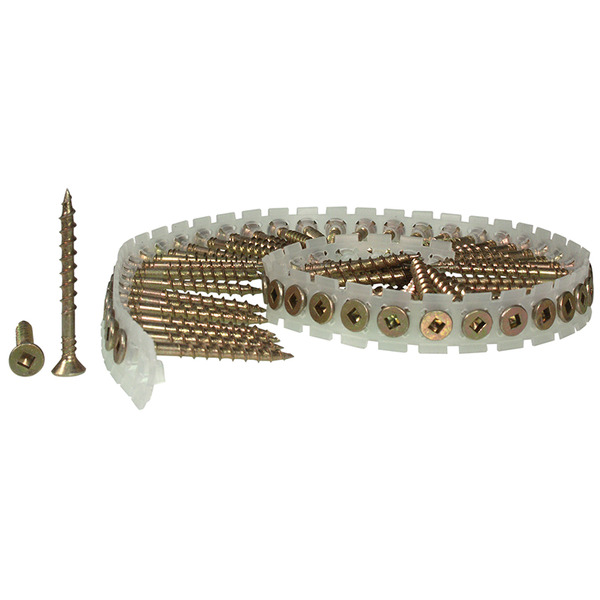 Senco SEN45X60MY DuraSpin® Collated Screws Flooring/Wood SQ2 4.5 x 60mm (Pack 1000)