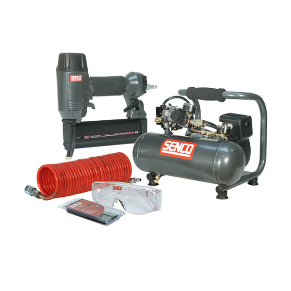 Senco SENPC0964UK1 Finish Pro 18 Pneumatic Nailer & 1 HP Compressor Kit 110V