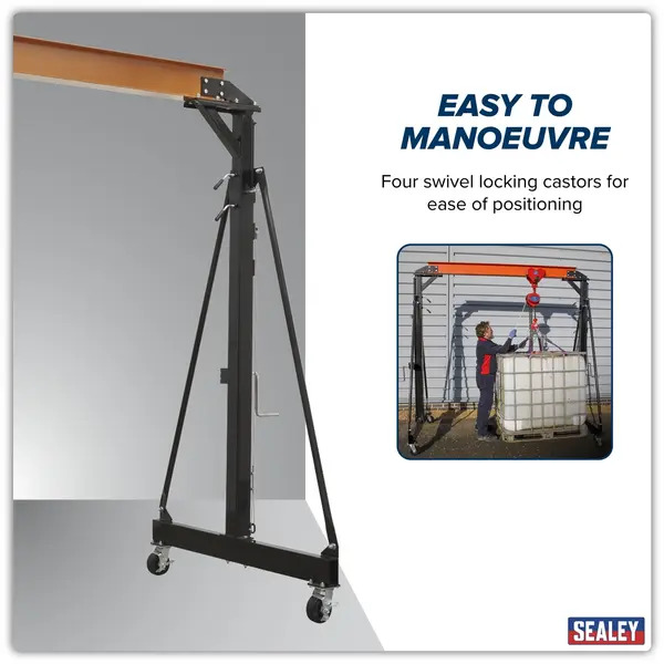 Sealey SG2000W Portable Lifting Adjustable Gantry Frame 2 Tonne