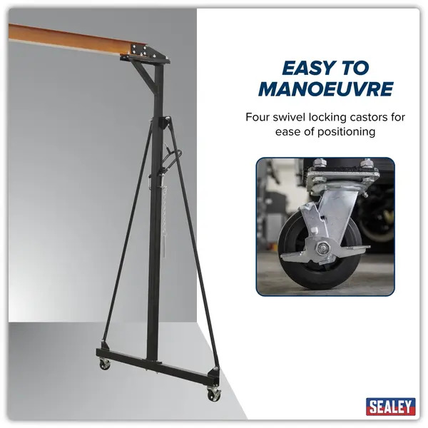 Sealey SG500 Portable Lifting Adjustable Gantry Frame 0.5 Tonne