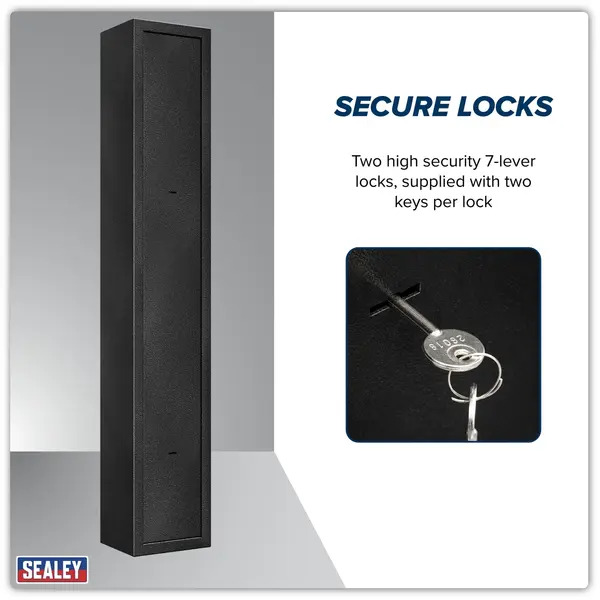 Sealey SGS3AB 3 Gun Cabinet with Ammo Safe
