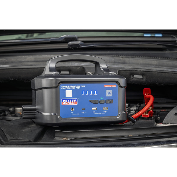 3500A 12/24V Lithium Jump Starter Power Pack
