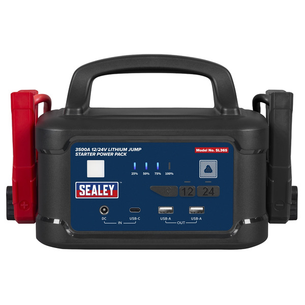 3500A 12/24V Lithium Jump Starter Power Pack