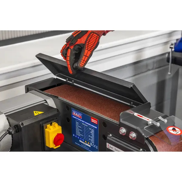 Sealey SM100 Power Belt Sander/Linisher 100 x 1220mm 1500W/230V