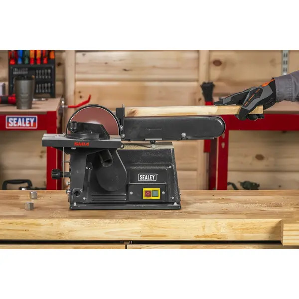 Sealey SM14 915 x 100mm Belt/150mm Disc Sander 500W/230V