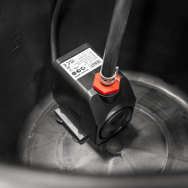 Sealey SM220 Portable Parts Washer Bucket with Brush 14L