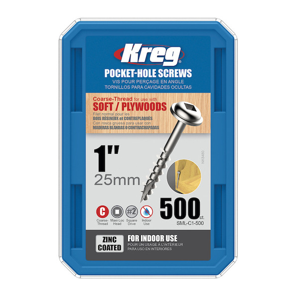 Kreg Pocket Screws - 25mm / 1