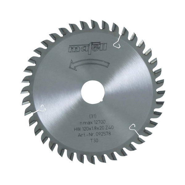 Mafell TCT sawblade 120 x 20 x 1.8mm (40z) for Laminates