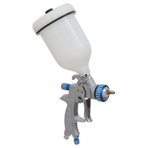 Sealey SP01 Premier Professional SP Gravity Feed Spray Gun 1.4mm Set-Up