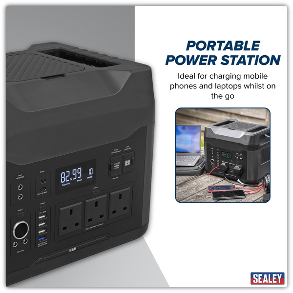 Sealey SPB2200W Portable Power Station 2200W