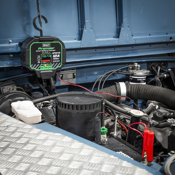 Sealey SPBC12 Premier Fully Automatic Battery Charger & Maintainer 12A