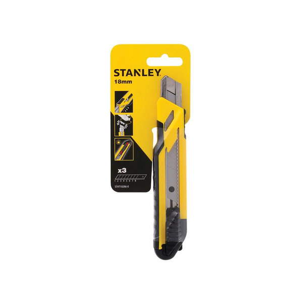 STANLEY® STA010266 Hand Tools Self-Locking Snap-Off Knife 18mm