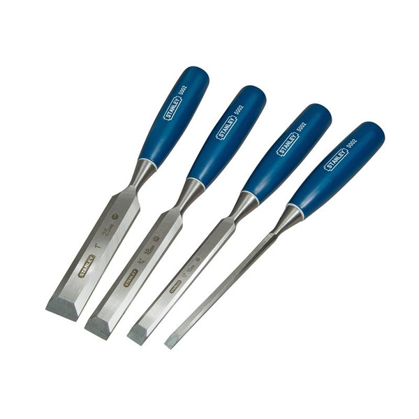 5002 Bevel Edge Chisel Set, 4 Piece