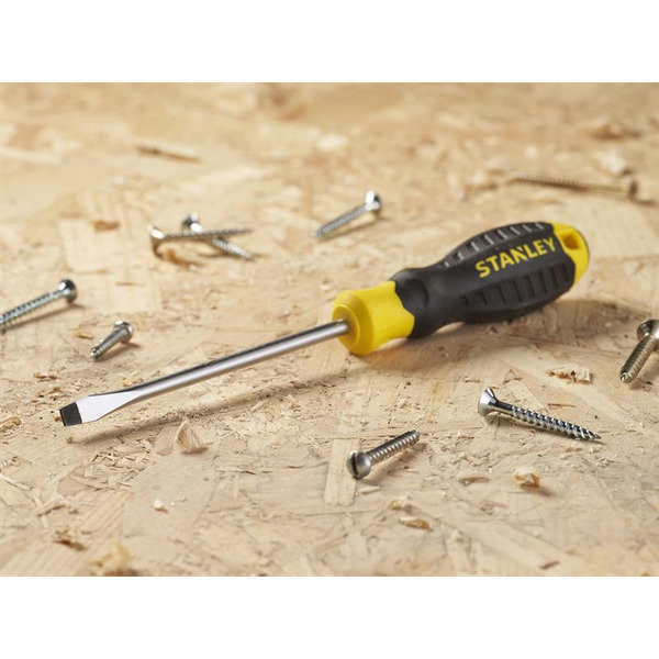 STANLEY® Hand Tools CUSHION GRIP™ Screwdriver Flared Tip 5.5 x 100mm
