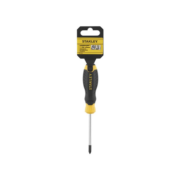 STANLEY® Hand Tools CUSHION GRIP™ Screwdriver Phillips Tip PH1 x 75mm