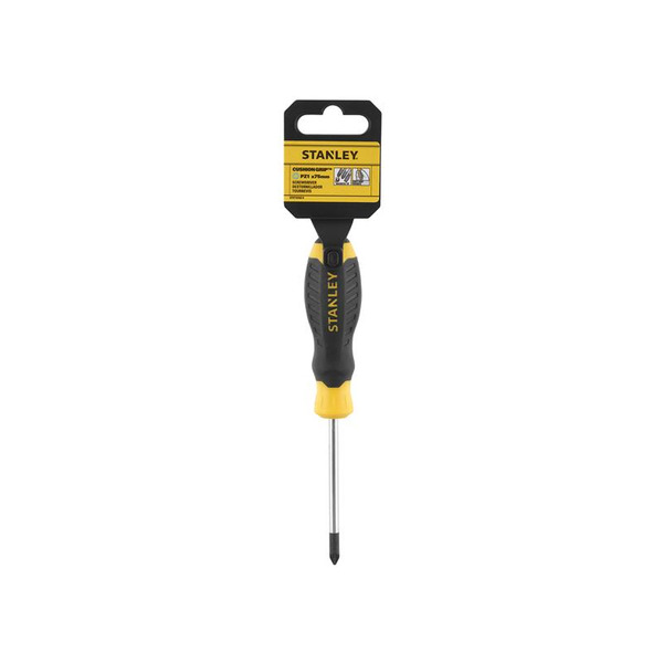 STANLEY® Hand Tools CUSHION GRIP™ Screwdriver Pozidriv Tip PZ1 x 75mm