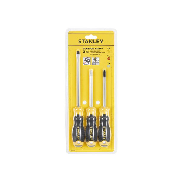 STANLEY® Hand Tools CUSHION GRIP™ Screwdriver Set, 3 Piece