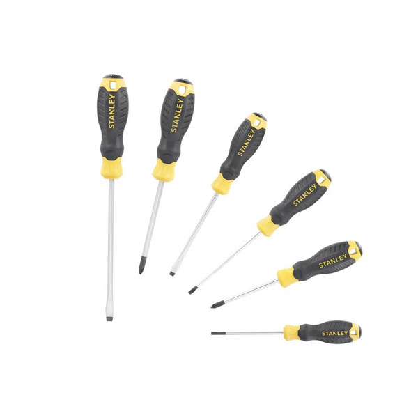 STANLEY® Hand Tools CUSHION GRIP™ Screwdriver Set, 6 Piece
