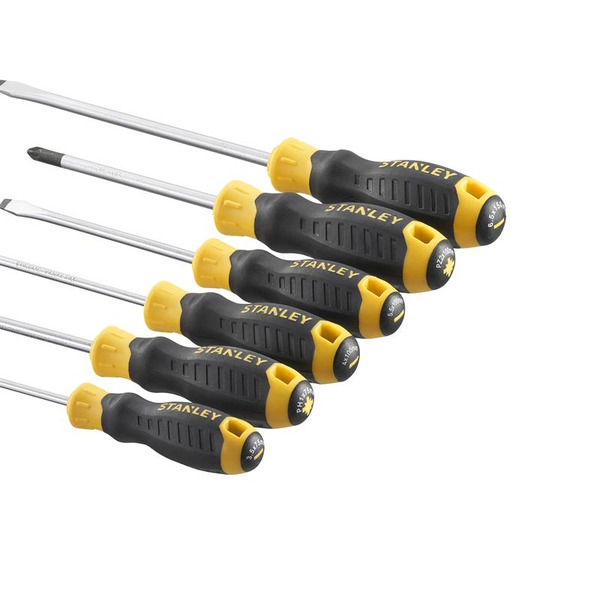 STANLEY® Hand Tools CUSHION GRIP™ Screwdriver Set, 6 Piece