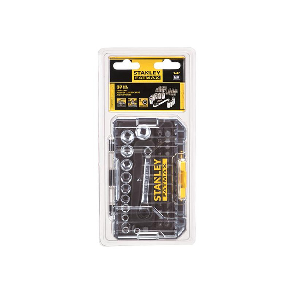 STANLEY® Hand Tools FatMax® PRO-STACK™ 1/4in Socket & Bit Set, 37 Piece