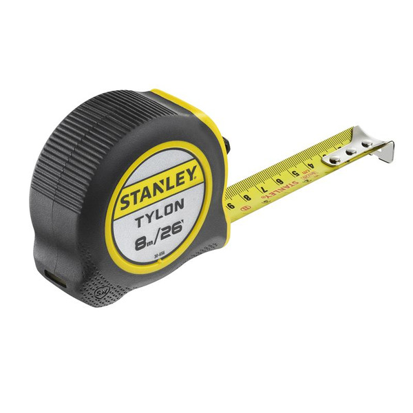 STANLEY® Hand Tools Tylon™ Pocket Tape 8m/26ft (Width 25mm) Carded