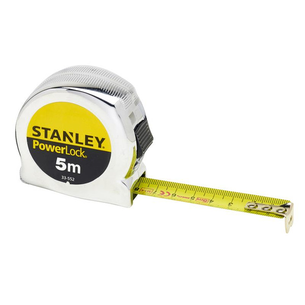 STANLEY® Hand Tools PowerLock® Classic Pocket Tape 5m (Width 19mm) (Metric only)