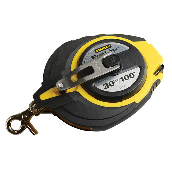 STANLEY® Hand Tools FatMax® Closed Case Steel Long Tape 30m/100ft (Width 10mm)