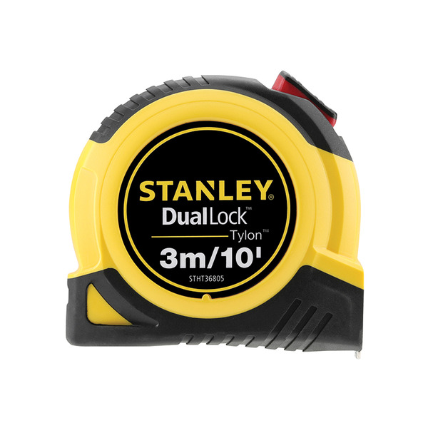 STANLEY® Hand Tools DualLock™ Tylon™ Pocket Tape 3m/10ft (Width 12mm)
