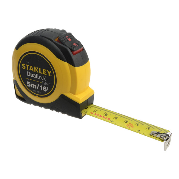 STANLEY® Hand Tools DualLock™ Tylon™ Pocket Tape 5m/16ft (Width 19mm)