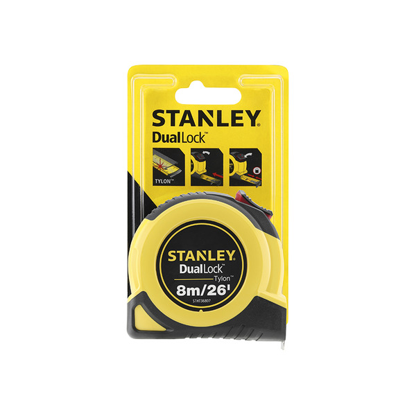 STANLEY® Hand Tools DualLock™ Tylon™ Pocket Tape 5m/16ft (Width 19mm)