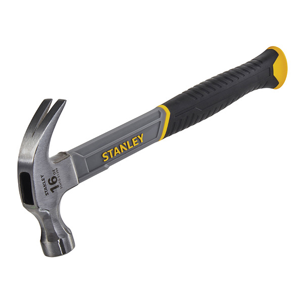Curved Claw Hammer Fibreglass Shaft 450g (16oz)