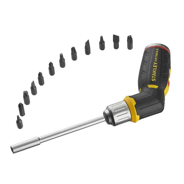 STANLEY® Hand Tools FatMax® Pistol Grip Ratchet 12 Bits