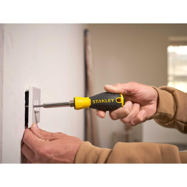 STANLEY® STA068012 Hand Tools 6-Way Screwdriver Carded