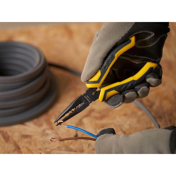 STANLEY® Hand Tools ControlGrip™ Long Nose Cutting Pliers 200mm (8in)