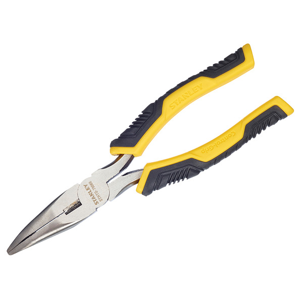 STANLEY® Hand Tools ControlGrip™ Long Bent Nose Pliers 150mm (6in)
