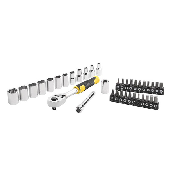 STANLEY® STA082672 Hand Tools 1/4in Compact Socket Set, 37 Piece