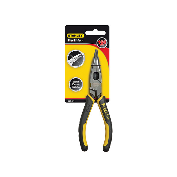 STANLEY® Hand Tools FatMax® Bent Snipe Nose Pliers 160mm (6.1/4in)