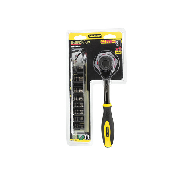 STANLEY® Hand Tools 3/8in Drive FatMax® Rotator Socket Set, 9 Piece
