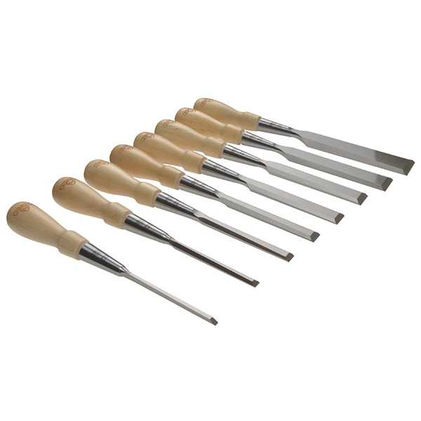 STANLEY® Hand Tools Sweetheart Socket Chisel Set, 8 Piece: 3 6 8 12 15 18 25 & 32mm