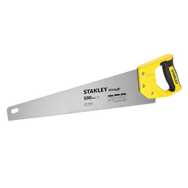STANLEY® Hand Tools Sharpcut™ Handsaw 500mm (20in) 7 TPI