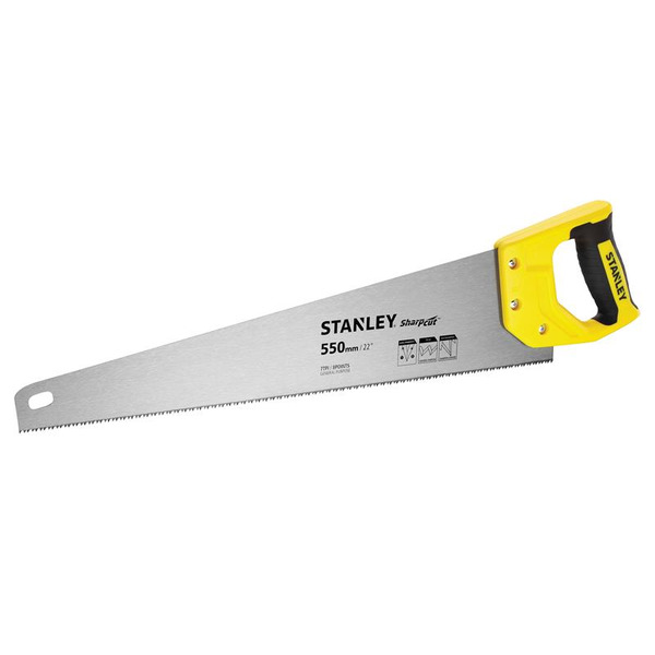 STANLEY® Hand Tools Sharpcut™ Handsaw 550mm (22in) 7 TPI