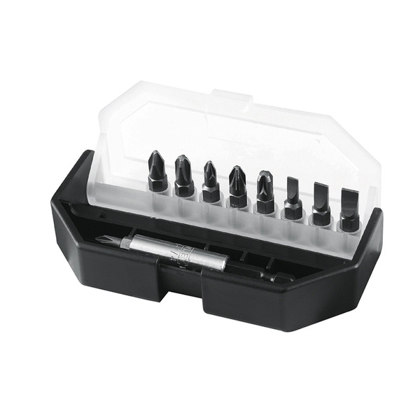 STANLEY® Hand Tools Slotted/Phillips/Pozidriv Insert Bit Set, 10 Piece