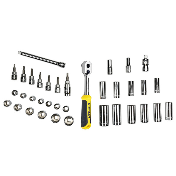 STANLEY® Hand Tools 3/8in Drive Metric Socket Module 36 Piece