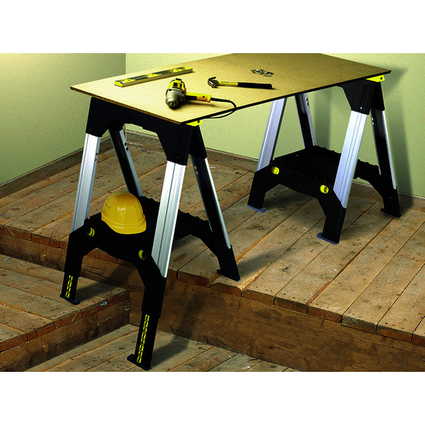 STANLEY® Hand Tools FatMax® Telescopic Sawhorses (Twin Pack)