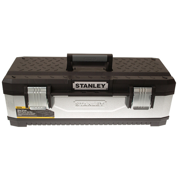 Galvanised Metal Toolbox 66cm (26in)