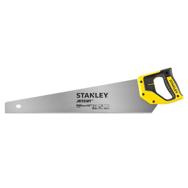STANLEY® Hand Tools Jet Cut Heavy-Duty Handsaw 550mm (22in) 7 TPI
