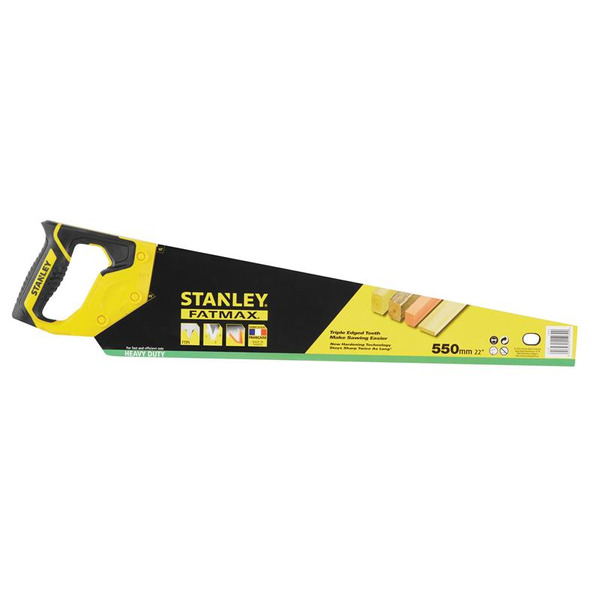 STANLEY® Hand Tools Jet Cut Heavy-Duty Handsaw 550mm (22in) 7 TPI