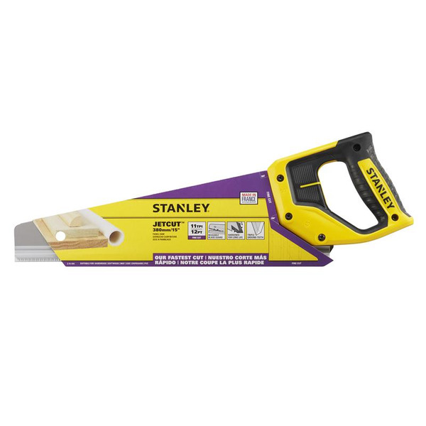 STANLEY® Hand Tools Jet Cut Fine Handsaw 380mm (16in) 11 TPI