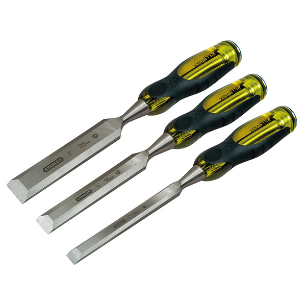 FatMax® Bevel Edge Chisel with Thru Tang Set, 3 Piece